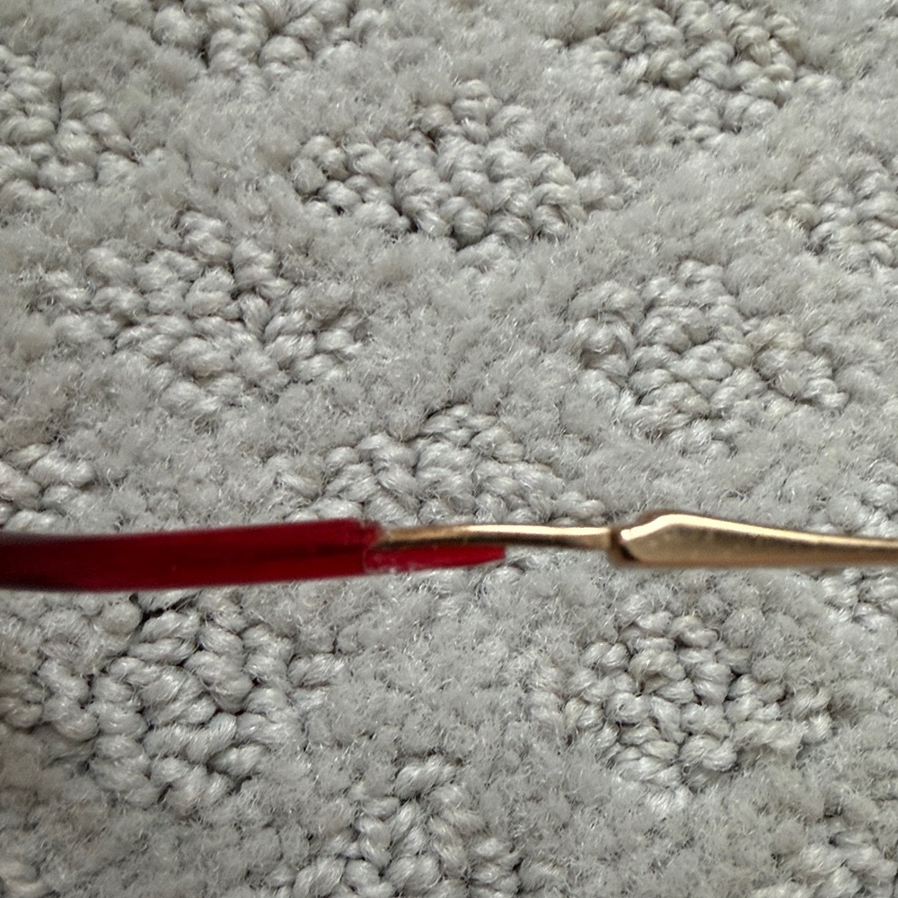 Dolce & Gabbana Red Faceted Square Sunglasses - Picture 5 of 5